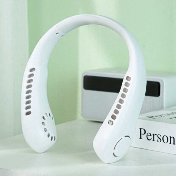 Portable Rechargeable Fan Bladeless Neck Fan (random Color)
